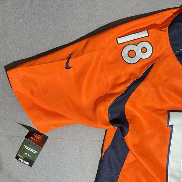 NEW Nike Elite Authentic Peyton Manning Denver Broncos Orange Jersey 48 NWT - Picture 8 of 15